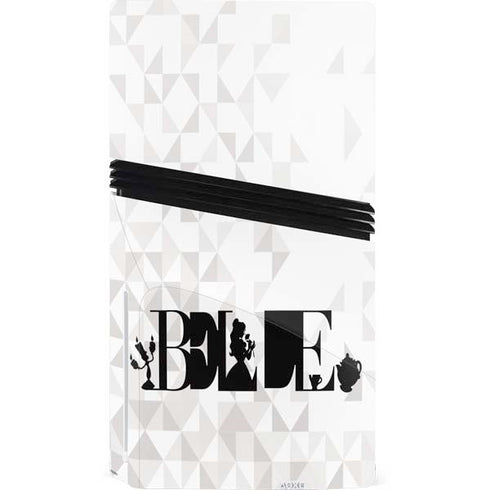 Disney Princess Belle Chromatic PS5 Pro Disk Bundle Skin