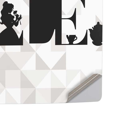 Disney Princess Belle Chromatic PS5 Pro Disk Console Skin