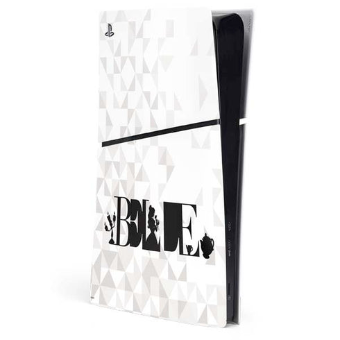 Disney Princess Belle Chromatic PS5 Slim Digital Edition Console Skin