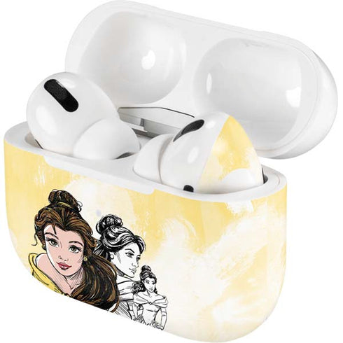 Disney Princess Belle Sketch Apple AirPods Pro Skin