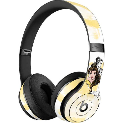 Disney Princess Belle Sketch Beats Solo 3 Wireless Skin