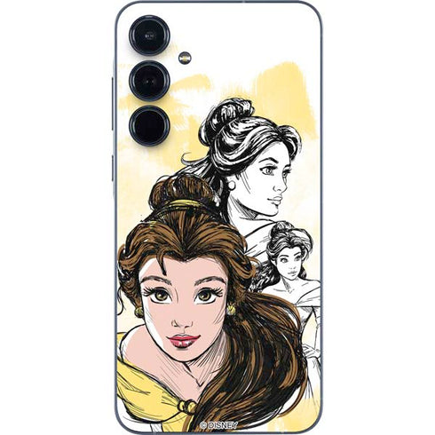Disney Princess Belle Sketch Galaxy A35 5G Skin