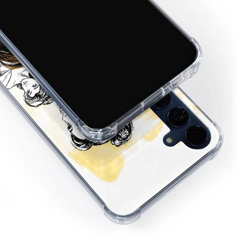 Disney Princess Belle Sketch Galaxy A55 5G Clear Case