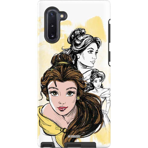 Disney Princess Belle Sketch Galaxy Cases