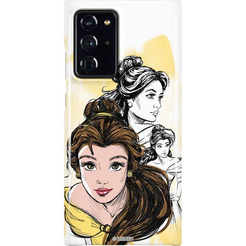 Disney Princess Belle Sketch Galaxy Cases