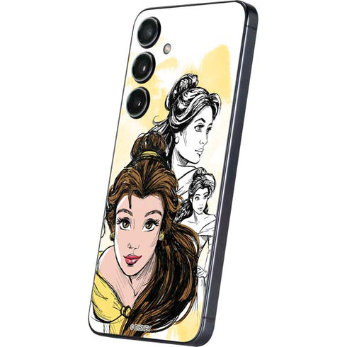 Disney Princess Belle Sketch Galaxy S24 Plus Skin