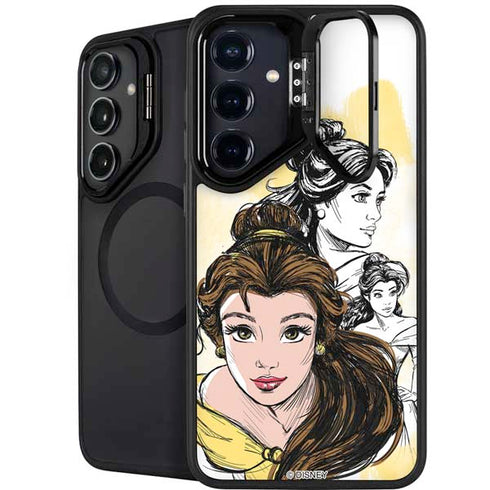 Disney Princess Belle Sketch Galaxy S26 Kickstand Case