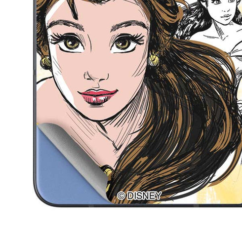Disney Princess Belle Sketch Galaxy Z Fold5 5G Skin