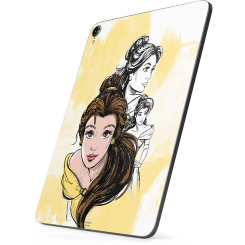 Disney Princess Belle Sketch Apple iPad Pro Skin