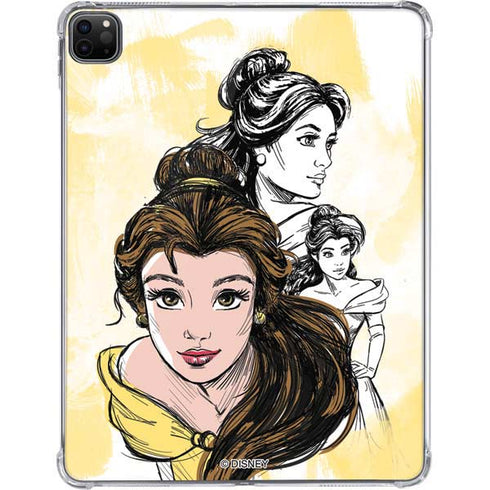 Disney Princess Belle Sketch iPad Pro 11in (2024) Clear Case