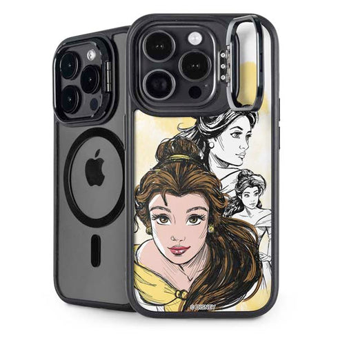 Disney Princess Belle Sketch iPhone 14 Pro Max Kickstand Case