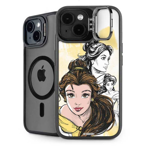 Disney Princess Belle Sketch iPhone 15 Kickstand Case