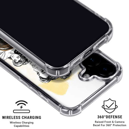 Disney Princess Belle Sketch iPhone 16 MagSafe Case