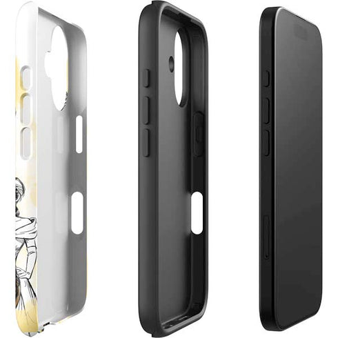 Disney Princess Belle Sketch iPhone 16 Plus Impact Case