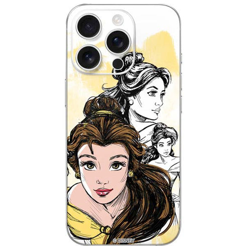 Disney Princess Belle Sketch iPhone 16 Pro Skin