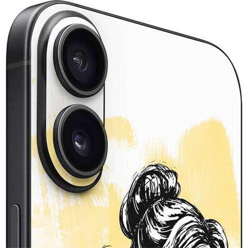 Disney Princess Belle Sketch iPhone 16 Skin