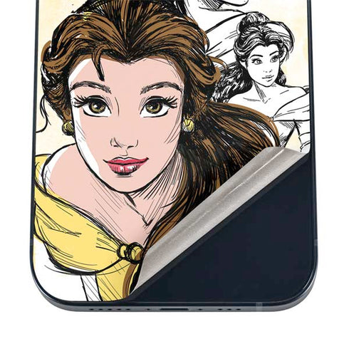Disney Princess Belle Sketch iPhone 16 Skin