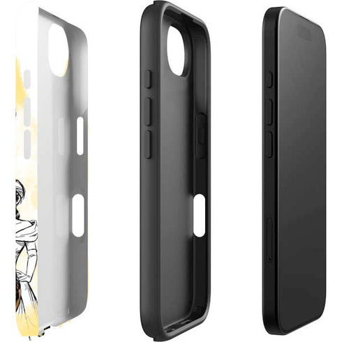 Disney Princess Belle Sketch iPhone 16e Impact Case