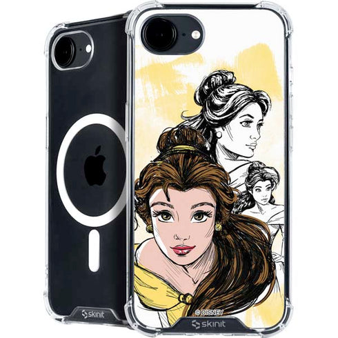 Disney Princess Belle Sketch iPhone 16e MagSafe Case