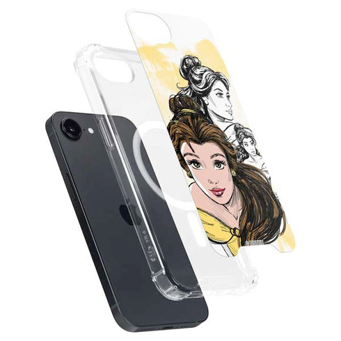 Disney Princess Belle Sketch iPhone 16e MagSafe Case