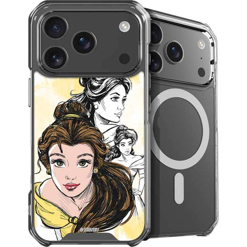 Disney Princess Belle Sketch iPhone 18 Pro MagSafe Case