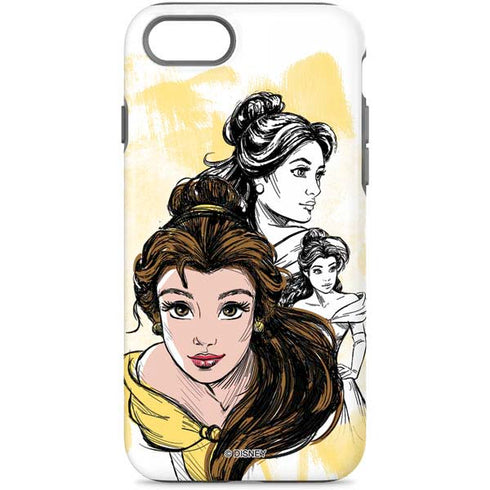 Disney Princess Belle Sketch iPhone Cases