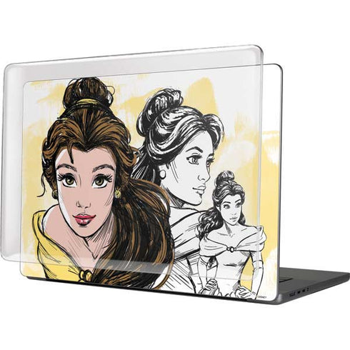 Disney Princess Belle Sketch MacBook Cases