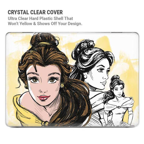 Disney Princess Belle Sketch MacBook Cases
