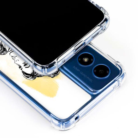 Disney Princess Belle Sketch Moto G 5G (2024) Clear Case