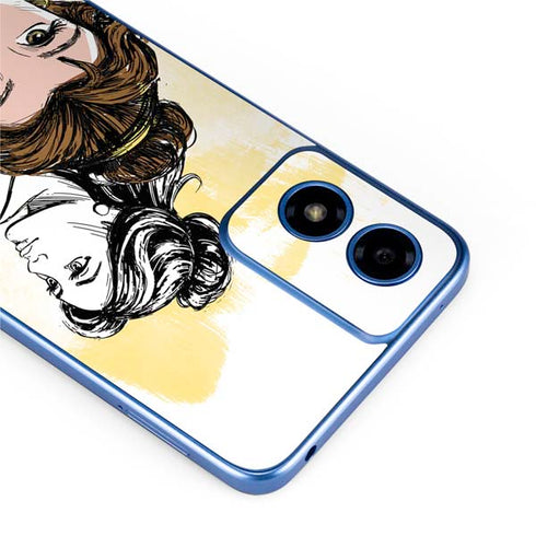 Disney Princess Belle Sketch Moto G Play 4G (2024) Skin