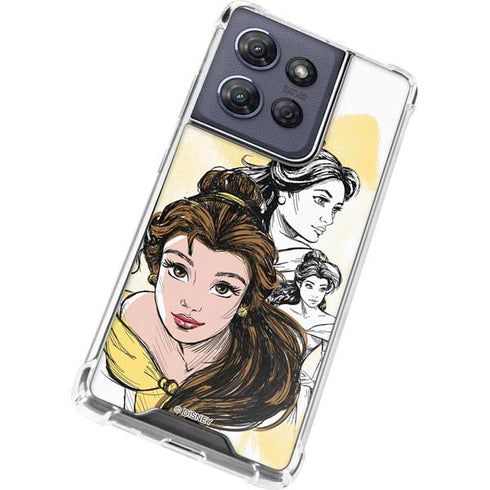 Disney Princess Belle Sketch Moto G Play 5G (2025) Clear Case
