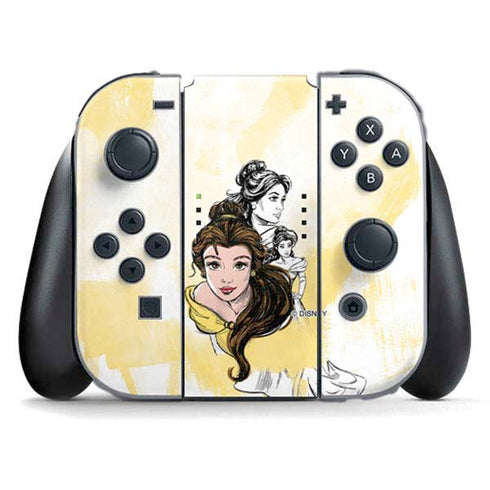 Disney Princess Belle Sketch Nintendo Skins