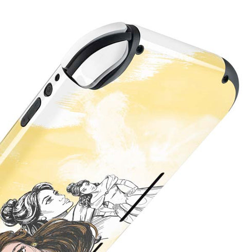 Disney Princess Belle Sketch Nintendo Switch Lite Skin