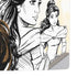 Disney Princess Belle Sketch PS5 Pro Console Skin