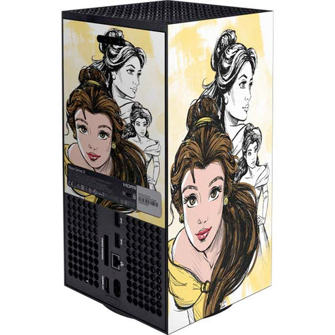 Disney Princess Belle Sketch Xbox Series X Bundle Skin