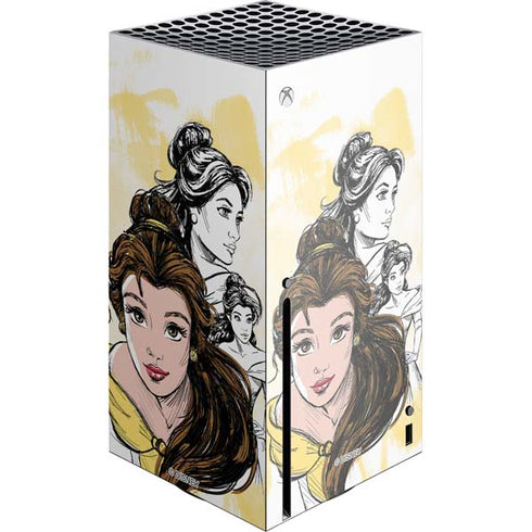 Disney Princess Belle Sketch Xbox Series X Skins