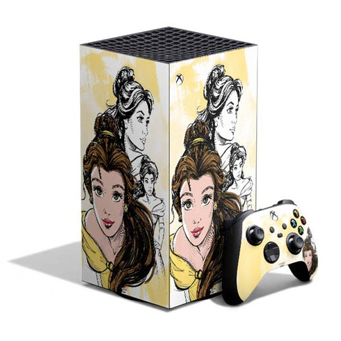 Disney Princess Belle Sketch XBox Series X Digital Edition Bundle Skin