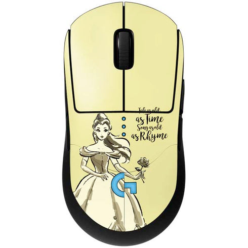 Disney Princess Belle Tale As Old As Time Art G Pro Wireless Gaming Mouse Skin