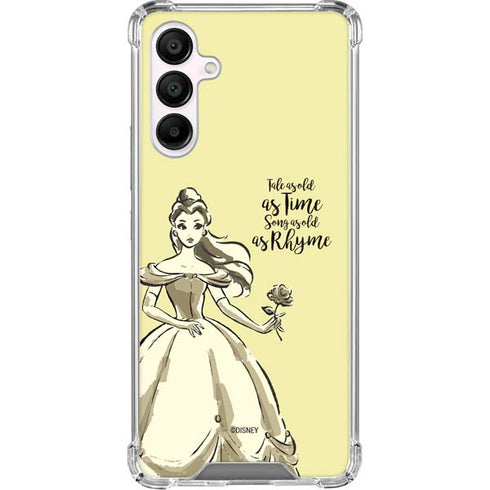 Disney Princess Belle Tale As Old As Time Art Galaxy A16 5G Clear Case