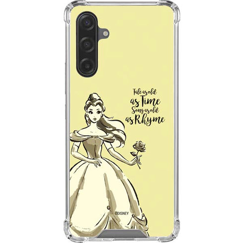 Disney Princess Belle Tale As Old As Time Art Galaxy A17 Clear Case