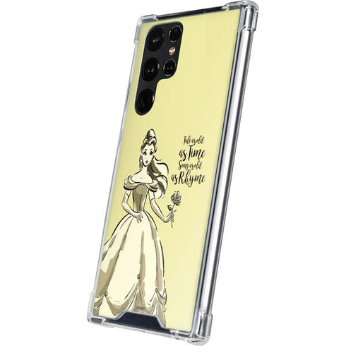 Disney Princess Belle Tale As Old As Time Art Galaxy S23 Ultra Clear Case