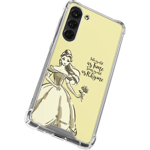 Disney Princess Belle Tale As Old As Time Art Galaxy S24 FE Clear Case