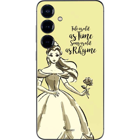 Disney Princess Belle Tale As Old As Time Art Galaxy S25 Plus Skin