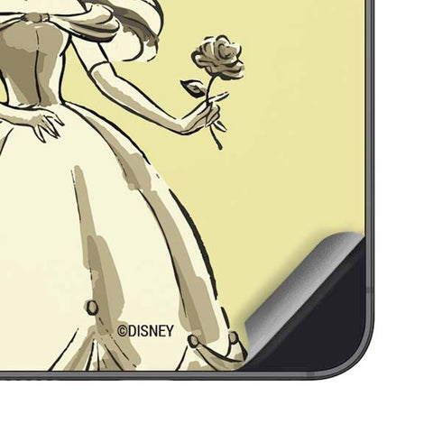 Disney Princess Belle Tale As Old As Time Art Galaxy S25 Plus Skin