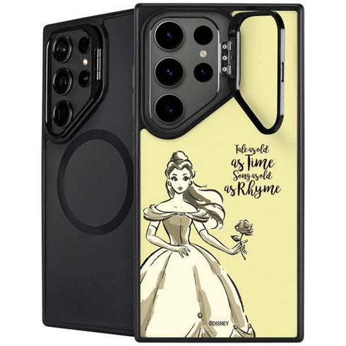 Disney Princess Belle Tale As Old As Time Art Galaxy S25 Ultra Kickstand Case
