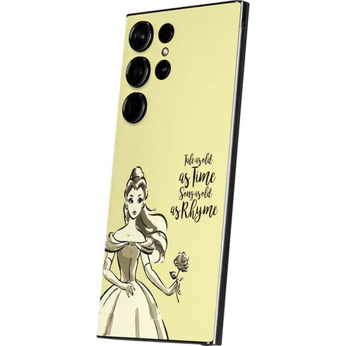 Disney Princess Belle Tale As Old As Time Art Galaxy S25 Ultra Skin