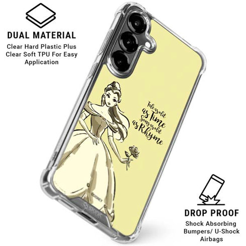 Disney Princess Belle Tale As Old As Time Art Galaxy S26 Plus Clear Case