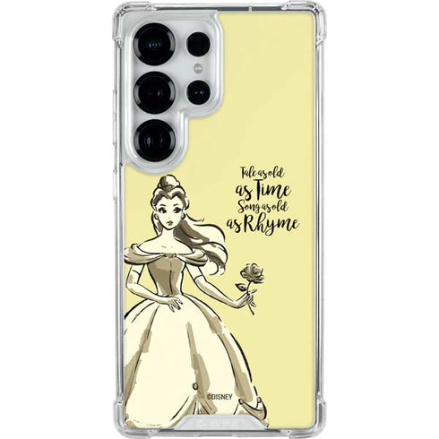Disney Princess Belle Tale As Old As Time Art Galaxy S26 Ultra Clear Case