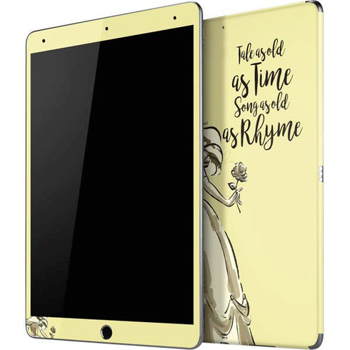 Disney Princess Belle Tale As Old As Time Art iPad Skins