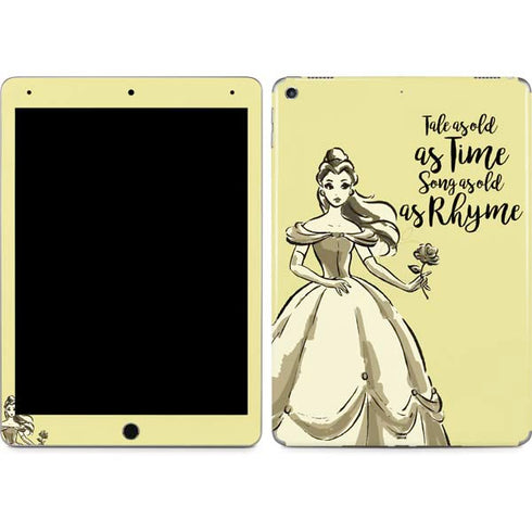 Disney Princess Belle Tale As Old As Time Art iPad Skins